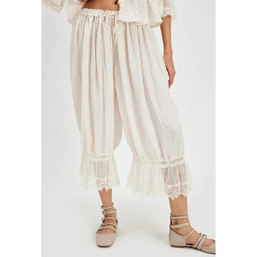 Calça Corte Solto Floral