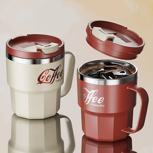 Caneca de Café em Aço Inoxidável