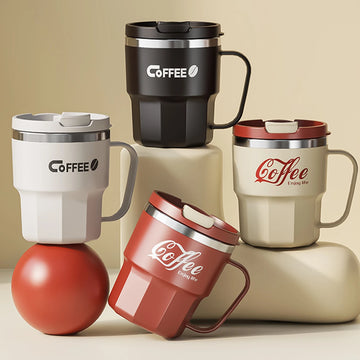 Caneca de Café em Aço Inoxidável